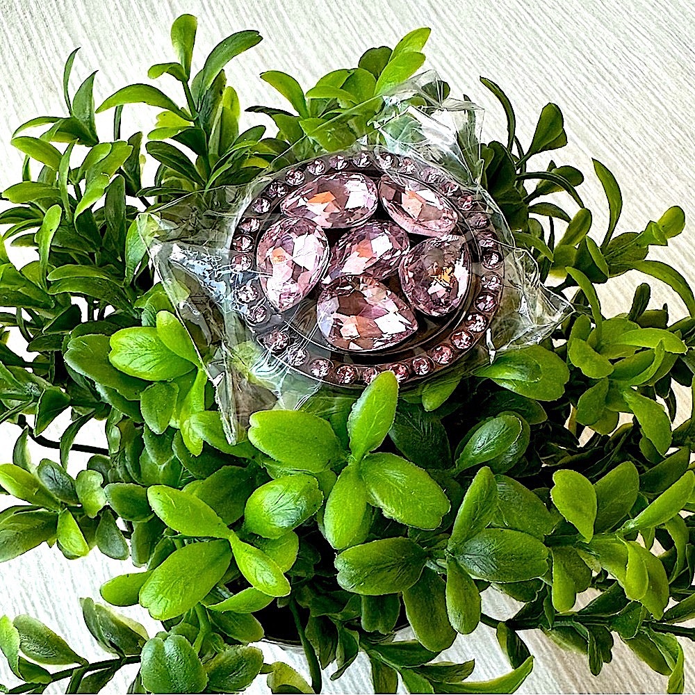 Phone Stand/ Ring Jeweled Pink